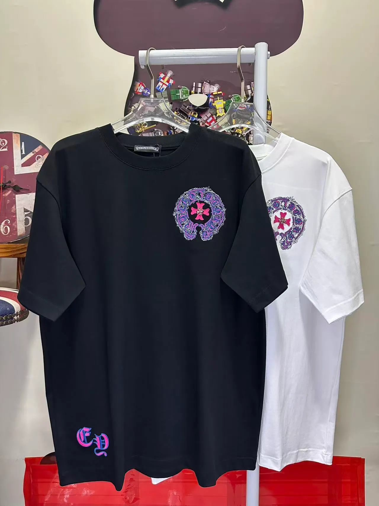 L 26860# Come Hearts ⌚️ （ ） ：20 🪡 + + ：Black White SIZE：S-XXL